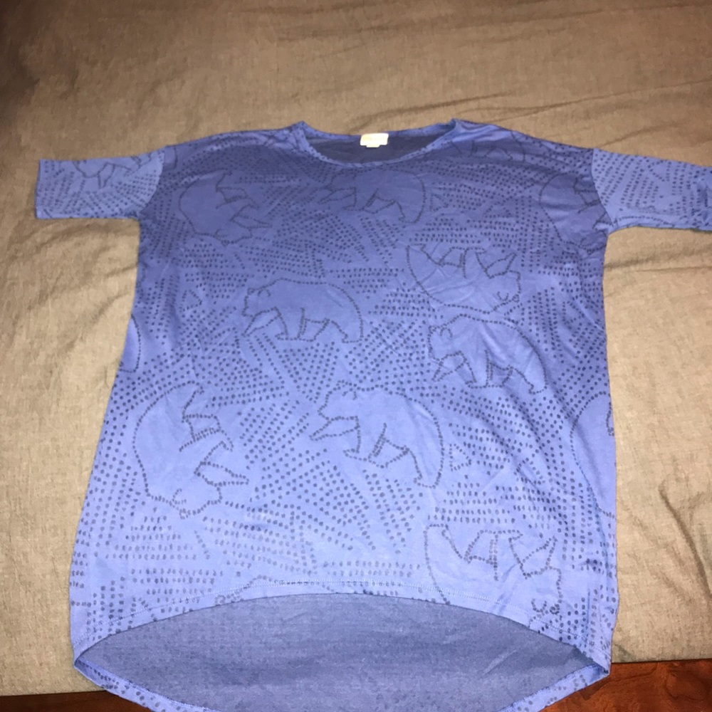 Lularoe Irma Bear rare HTF shirt